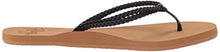 Load image into Gallery viewer, Roxy Women&#39;s Costas Sandal Flip-Flop, Black, 10 Medium US
