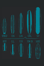 Load image into Gallery viewer, Surfer Portfolio Surfboards: Notebook For Surfer Surfboards Waves Surfing Boy Girl SUP Surf (Ruled Paper, 120 Lined Pages, 6" x 9") Surfboard Notebook For Beach Ocean &amp; Sea Lover
