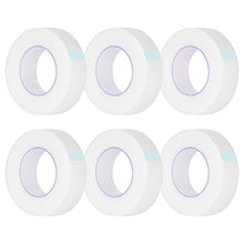 Load image into Gallery viewer, Kirecoo 6 Rolls Lash Tape Adhesive Eyelash Tape, Breathable Eyelash Extension Tape, PE Lash Tape for Eyelash Extensions, Eyelash Extension Supplies - 9 m/10 Yard Each Roll (Transparent)
