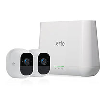 Load image into Gallery viewer, Arlo Pro 2 Home Security Camera System (2 pack) with Siren, Wireless, Rechargeable, 1080p HD, Audio, Indoor or Outdoor, Night Vision, Compatible with Alexa (VMS4230P) (Renewed)
