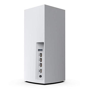 Linksys MX8000 Velop Mesh WiFi 6 System: AX4000, Tri-Band Wireless Network for Full-Speed Home Coverage, Gigabit Ethernet Ports (White, 2-Pack)