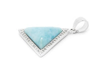 Load image into Gallery viewer, Larimar Pendant Gemstones with 925 Sterling Silver Classic Jewelry Women
