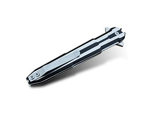 Folding Knife Tactical Pocket Knife Survival- Fast Open Folding Knife Pocket - Folding Pocket Knife Assisted Opening - 7CR13Mov Steel 58HRC - for Men Work Outdoor Adventure Hunting Hiking Knife, Black