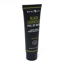 Load image into Gallery viewer, BeauKON Black Charcoal Peel Off Face Mask with Bamboo Extract, Purifying Blackhead Remover, Activated Charcoal Powder, Pore Cleansing Mask (2.7 oz)
