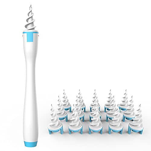 2022 Spiral Ear Wax Removal Tool, Ear Cleaner kit Q-Grips Earwax Remover with 16 Pcs Soft Replacement Tips Suitable for Adult & Kids (Blue)