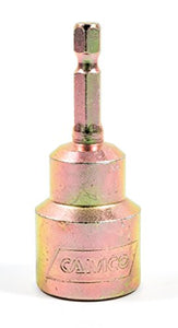 Camco RV Leveling Scissor Jack Socket Drill Adapter With 1/4" Quick Connect Shank, Works With All 3/4" Hex Drive Jacks - 48865
