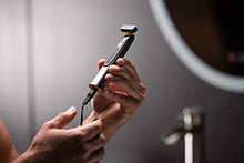 Load image into Gallery viewer, MicroTouch SOLO Titanium, Rechargeable Beard &amp; Body Razor that Trims, Edges, Shaves, and Grooms
