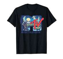 Load image into Gallery viewer, Mademark x MTV - Cryptid MTV Logo Featuring Bigfoot, UFO, Aliens &amp; Nessie T-Shirt
