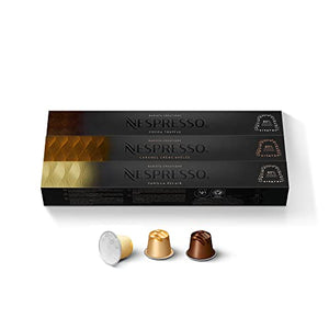 Nespresso Capsules OriginalLine, Barista Flavored Pack, Mild Roast Espresso Coffee, 30 Count Espresso Coffee Pods, Brews 1.35 Ounce