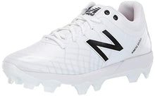 Load image into Gallery viewer, New Balance Men's 4040 V5 TPU Molded Baseball Shoe, All White/White, 10 M US
