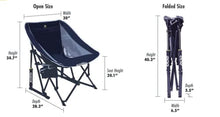 Load image into Gallery viewer, GCI Outdoor Waterside Pod Rocker Collapsible Rocking Chair
