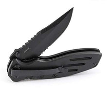 Load image into Gallery viewer, Smith &amp; Wesson Extreme Ops SWA24S 7.1in S.S. Folding Knife with 3.1in Serrated Clip Point Blade and Aluminum Handle for Outdoor, Tactical, Survival and EDC
