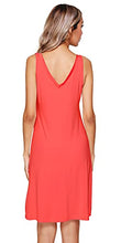Load image into Gallery viewer, WiWi Women's Soft Bamboo Nightgowns Sleep Shirt Sleeveless Nightgown V Neck Sexy Chemise Sleep Dress S-4X, Peach, 4X
