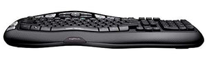Logitech MX Ergo Wireless Trackball Mouse – Adjustable Ergonomic Design (Bluetooth or USB), Graphite & K350 2.4Ghz Wireless Keyboard