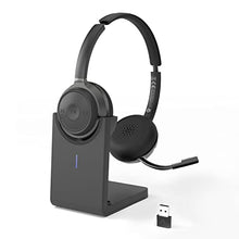Load image into Gallery viewer, Avantree Alto 8060 Bluetooth Headset with Smart Noise Canceling Microphone for Clean &amp; Clear Calls even at noisy places. Sidetone Support, Wireless USB Adapter for Easy Connection with Computer Laptop

