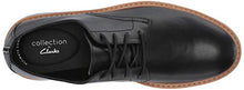 Load image into Gallery viewer, Clarks Men's Draper Lace Oxford, Black Leather with Grey Outsole, 12 M US
