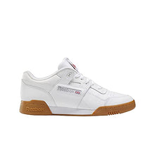 Load image into Gallery viewer, Reebok Men Workout Plus Sneaker, White/Carbon/Classic red, 11
