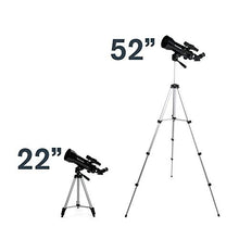 Load image into Gallery viewer, Celestron - 70mm Travel Scope - Portable Refractor Telescope - Fully-Coated Glass Optics - Ideal Telescope for Beginners - BONUS Astronomy Software Package
