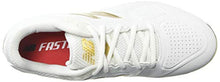 Load image into Gallery viewer, New Balance Women's Fresh Foam Velo V1 TPU Molded Softball Shoe, White/Gold, 7 M US
