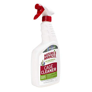 Nature’s Miracle Cage Cleaner 24 fl oz, Small Animal Formula, Cleans And Deodorizes Small Animal Cages, 2nd Edition