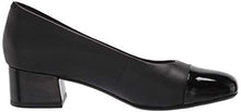 Load image into Gallery viewer, Clarks Women's Marilyn Sara Pump, Black Leather/Synthetic Combination, 8.5
