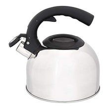 Load image into Gallery viewer, Amazon Basics Stainless Steel Tea Kettle, 2.0-Quart, Silver
