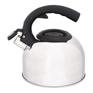 Amazon Basics Stainless Steel Tea Kettle, 2.0-Quart, Silver