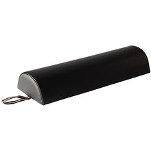Load image into Gallery viewer, 9"x26" Semi-round Massage Bolster -Black
