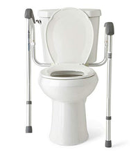 Load image into Gallery viewer, Medline Toilet Safety Rails, Safety Frame for Toilet with Easy Installation, Height Adjustable Legs, Bathroom Safety
