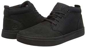 Timberland Mens Davis Square Chukka Boot, Black/Black Blackout Nubuck, 10.5