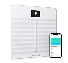 Load image into Gallery viewer, Withings Body Cardio – Premium Wi-Fi Body Composition Smart Scale, Tracks Heart Health, Vascular Age, BMI, Fat, Muscle &amp; Bone Mass, Water %, Digital Bathroom Scale with App Sync via Bluetooth or Wi-Fi
