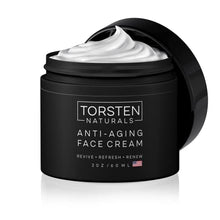 Load image into Gallery viewer, Men’s Anti Aging Face Cream &amp; Moisturizer - Day &amp; Night - Anti Wrinkle Lotion - Organic &amp; Natural Skin Care for Younger Looking Skin - Hydrates &amp; Revitalizes - Scented, 2 oz
