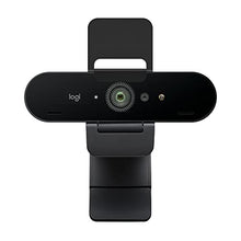 Load image into Gallery viewer, Logitech Brio 4K Webcam, Ultra 4K HD Video Calling, Noise-Canceling mic, HD Auto Light Correction, Wide Field of View, Works with Microsoft Teams, Zoom, Google Voice, PC/Mac/Laptop/Macbook/Tablet
