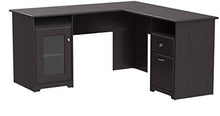 Load image into Gallery viewer, Bush Furniture Cabot L Shaped Computer Desk in Espresso Oak
