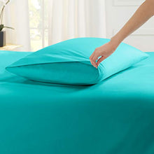 Load image into Gallery viewer, 6 Piece Queen Sheets - Bed Sheets Queen Size – Bed Sheet Set Queen Size - 6 PC Sheets - Deep Pocket Queen Sheets Microfiber Queen Bedding Sets Hypoallergenic Sheets - Queen - Teal Blue
