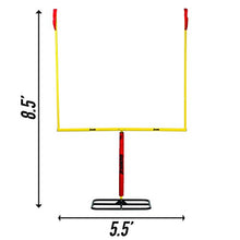 Load image into Gallery viewer, Franklin Sports Authentic Steel Football Goal Post 8.5' x 5.5' - Post for Kids - Football Goal Post Set - Kicking Field Goals - Youth Football Set - Portable Football Goal Post
