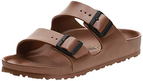 Birkenstock EVA Arizona Birkoflor - Lightweight Classic Buckled Two Strap - Flip Flop Sandal 9 Copper