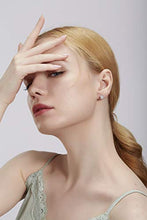 Load image into Gallery viewer, Iced Out Cubic Zirconia Screw Back 18k Gold Plated Round Stud Earrings For Men and Women Hypoallergenic Earring Micropave Hip Hop Jewelry SENTERIA
