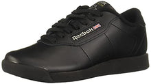 Load image into Gallery viewer, Reebok Women's Princess Sneaker, Black, 8 W
