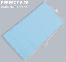 Load image into Gallery viewer, 8 Pack Large Burp Cloths for Baby - 20" by 10" Ultra Absorbent Burping Cloth, Hand Washcloths, Newborn Towel - Milk Spit Up Rags - Burpy Cloths for Unisex, Boy, Girl - Burp Cloths Set(Aquamarine)
