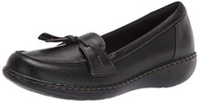 Load image into Gallery viewer, Clarks Women&#39;s Ashland Bubble Slip-On Loafer, Black, 8 M US

