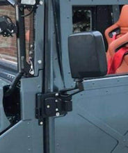 Load image into Gallery viewer, MILITARY HUMVEE MIRRORS PAIR + ADAPTER PLATES - Set Of 2 - M998 H1 HMMWV X-DOORS HUMMER M1038
