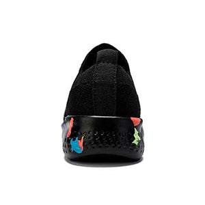TOLLN Toddler Sneakers Boys & Girls Walking Running Daily Shoes Mulblack (12 Little Kid)&EU30