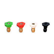Load image into Gallery viewer, Greenworks Universal Pressure Washer Nozzle Tips (4 Pack) 5201502
