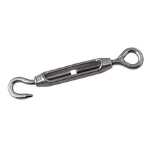 Load image into Gallery viewer, BQLZR M4 Stainless Steel 304 Hook &amp; Eye Turnbuckle Wire Rope Tension Pack of 5
