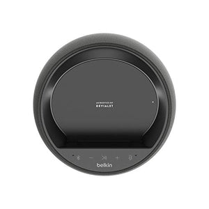 Belkin SoundForm Elite Hi-Fi Smart Speaker + Wireless Charger (Alexa Voice-Controlled Bluetooth Speaker) Sound Technology by Devialet (Black)