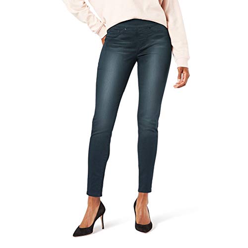 Signature by Levi Strauss & Co. Gold Label Women's Totally Shaping Pull-On Skinny Jeans, Immaculate, 4
