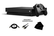 Load image into Gallery viewer, Xbox One X 1TB Console With Wireless Controller From Microsoft, Xbox One X Enhanced, HDR, 4K, Ultra HD, 12GB GDDR5, 326GB/sec memory bandwidth, With KWALICABLE™ Accessory Bundle.
