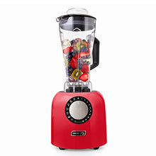 Load image into Gallery viewer, Dash Chef Series Deluxe 64 oz Blender with Stainless Steel Blades, Digital Display + USB Charging for Coffee Drinks, Fondue, Frozen Cocktails, Nut Butter, Soup, Smoothies &amp; More, 1400-Watt – Red
