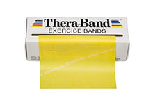 Load image into Gallery viewer, TheraBand Resistance Bands, 6 Yard Roll Professional Latex Elastic Band For Upper Body, Lower Body, &amp; Core Exercise, Physical Therapy, Pilates, Home Workouts, &amp; Rehab, Yellow, Thin, Beginner Level 2
